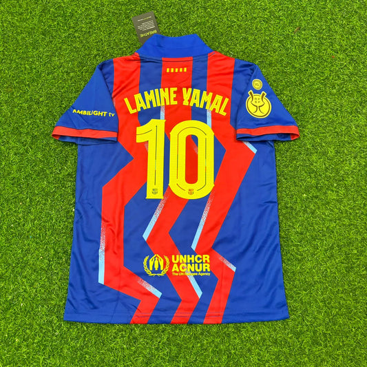 Lamine Yamal 10- Barcelona Supercopa de España 2026 Football Jersey
