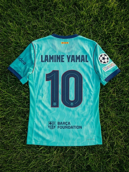 Lamine Yamal #10 Barcelona 2026-2027 Third Champions League Patch Football Jersey
