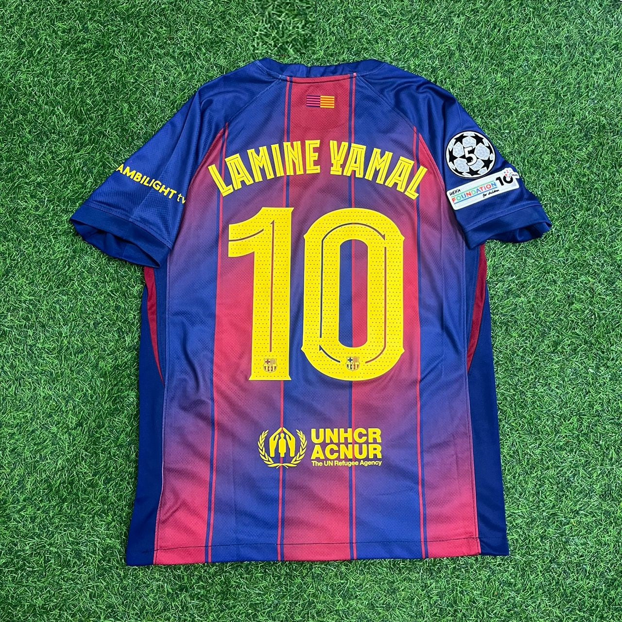 Lamine Yamal Barcelona Home Number 10 Home 2026 Football Jersey