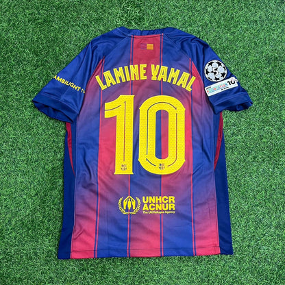 Lamine Yamal Barcelona Home Number 10 Home 2026 Football Jersey