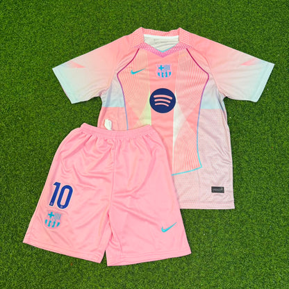 Lamine Yamal Barcelona Home Pink 2026 Kids Football Jersey