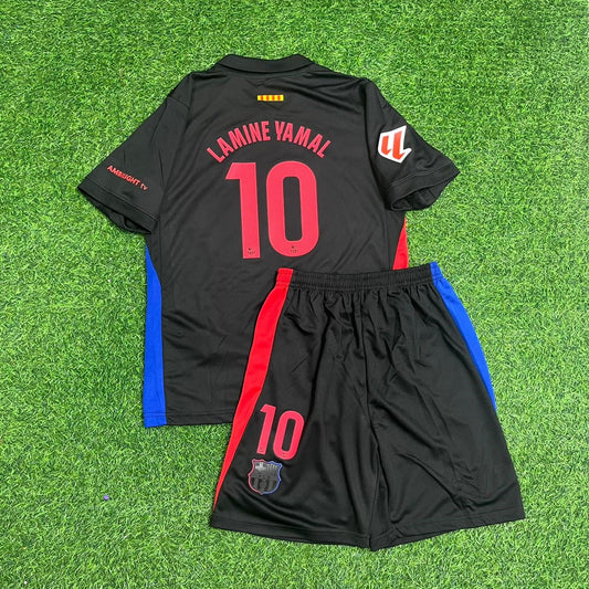 Lamine Yamal #10 Barcelona Black Football Jersey