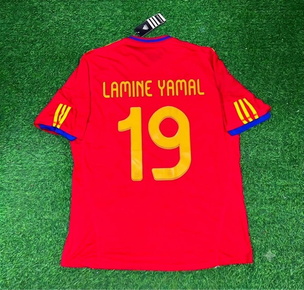 Lamine Yamal Spain Commemorative Retro Football Jersey Kit