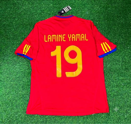 Lamine Yamal Spain Commemorative Retro Football Jersey Kit
