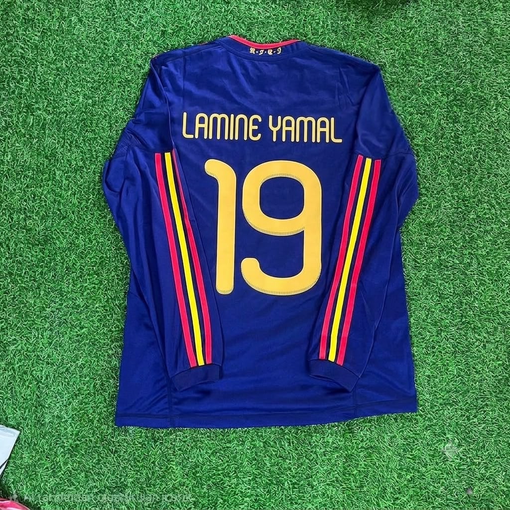 Lamine Yamal - Spain Commemorative Retro Football Jersey