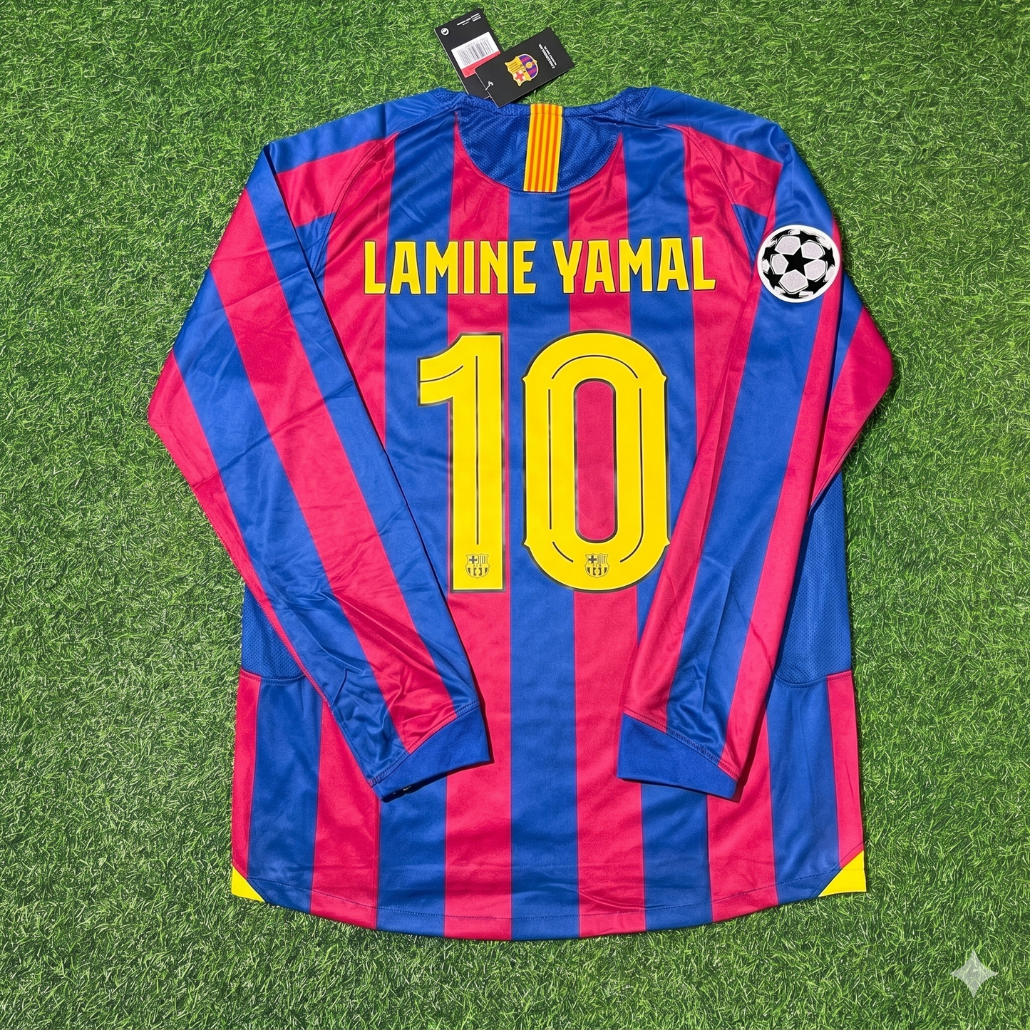 Lamine Yamal Barcelona Retro Football Jersey Kit
