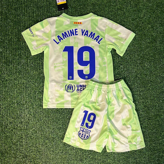 Green Lamine Yamal Jersey Trikot Maillot Soccer Kit