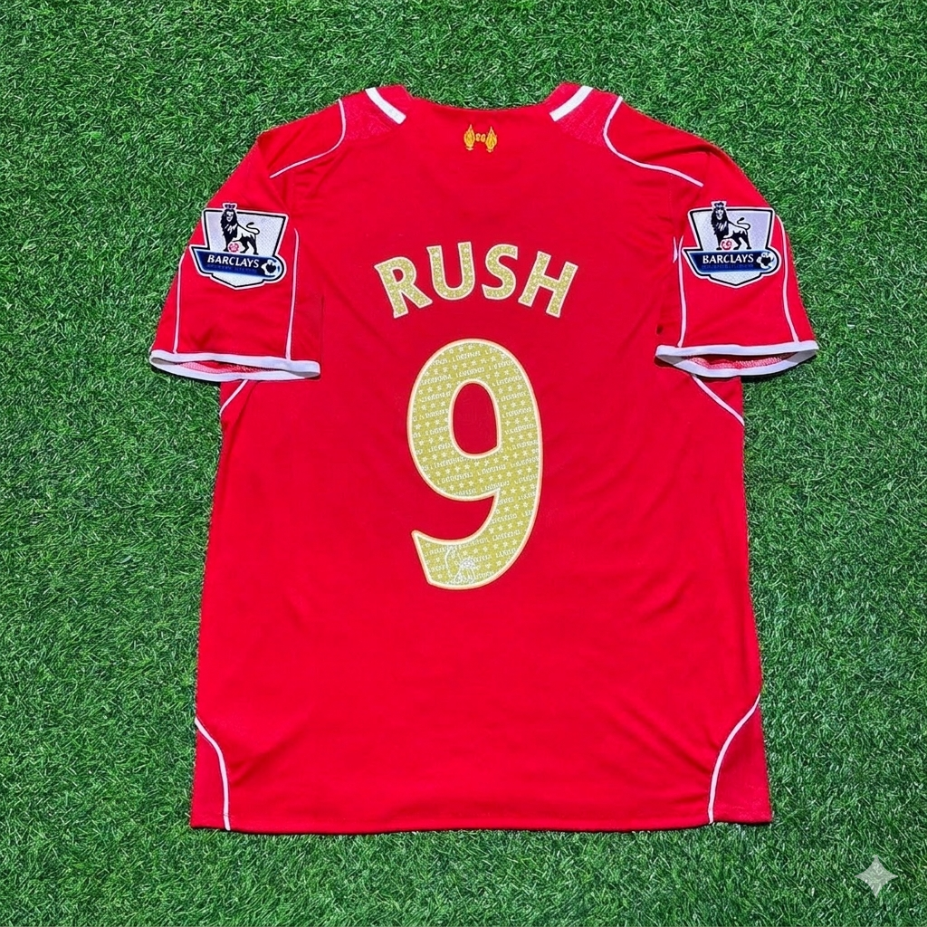 lan Rush #9 Liverpool Special Retro Football Jersey