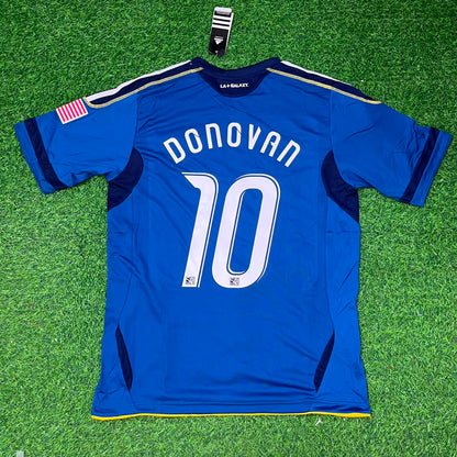 Landon Donovan LA Galaxy 11/12 Season Away Retro Blue Football Jersey