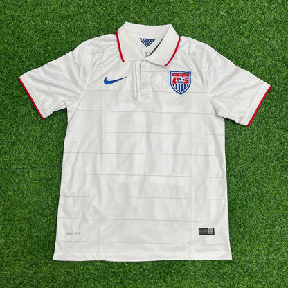 USA USMNT World Cup 2014 Landon Donovan White Football Jersey Kit