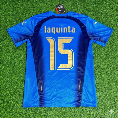 Italy World Cup 2006 Vincenzo Laquinta 15 - Final Retro Football Jersey