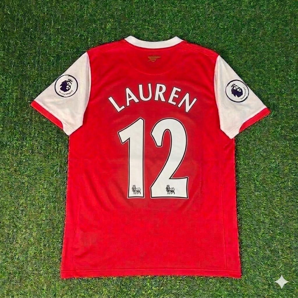 Lauren Etame Mayer #12 Arsenal 2006/2008 Season Retro Football Jersey