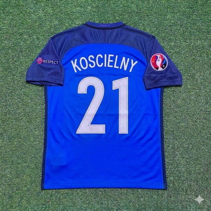France EURO 2016 Laurent Koscielny #21 Home Retro Football Jersey