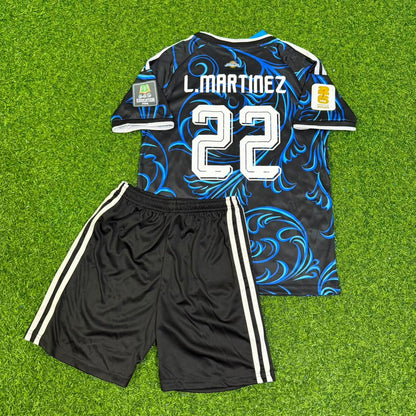 Lautaro Martinez Argentina 2026 World Cup Away Kids Football Jersey