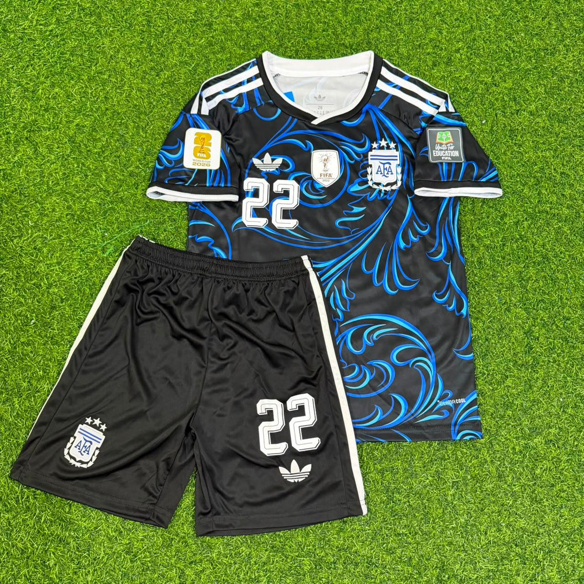 Lautaro Martinez Argentina 2026 World Cup Away Kids Football Jersey