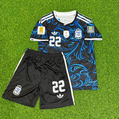 Lautaro Martinez Argentina 2026 World Cup Away Kids Football Jersey