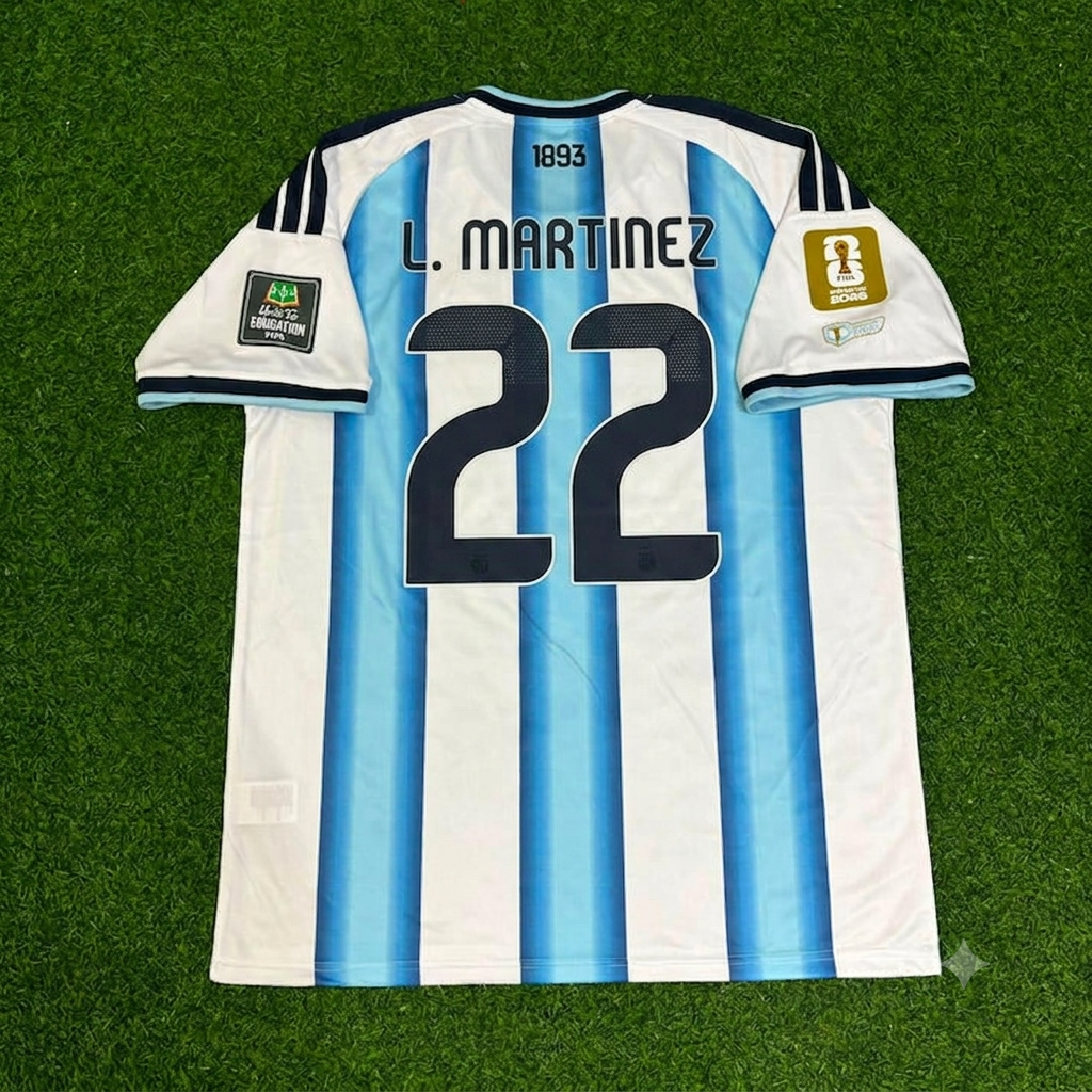 Argentina World Cup 2026 Lautaro Martinez Football Jersey Kit