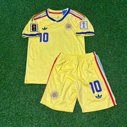 Leandro Bacuna Curaçao 2026 World Cup Kids Football Jersey Kit