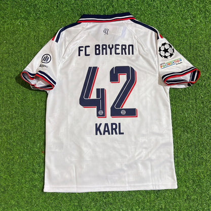 Bayern Munich 2026-2027 Lenart Karl #42 Away Football Jersey