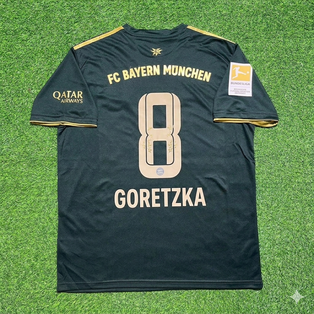 Leon Goretzka #8 Bayern Munich 2021 2022 Oktoberfest Special Edition Football Jersey