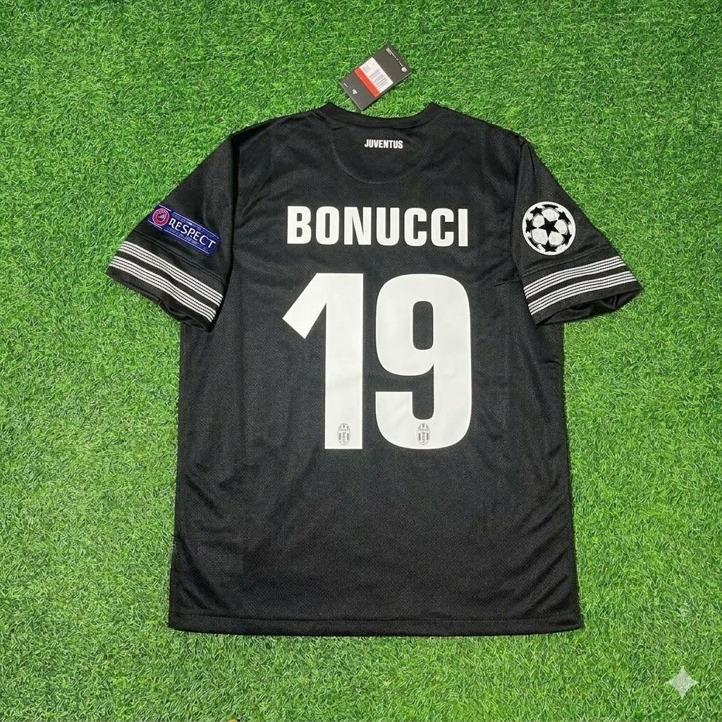 Leonardo Bonucci 19- Juventus Home 2012 2013 Season Retro Football Jersey