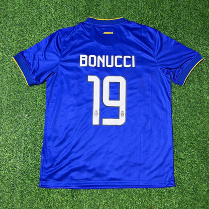 Leonardo Bonucci Juventus 2014/15 Retro Blue Football Jersey Collection
