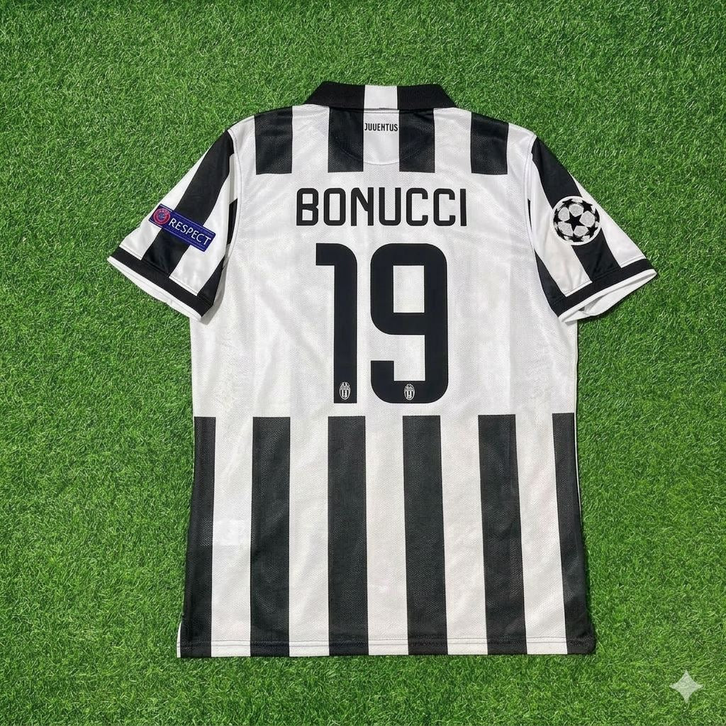 Leonardo Bonucci 19-Juventus 2014 2015 Retro Football Jersey