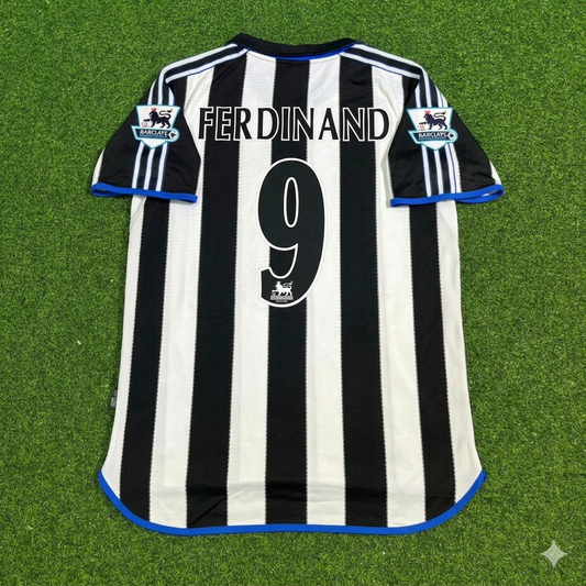 Les Ferdinand #9 Newcastle United Retro Football Jersey Kit