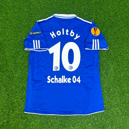 Lewis Holtby Schalke 04 2011 2012 Retro Football Jersey