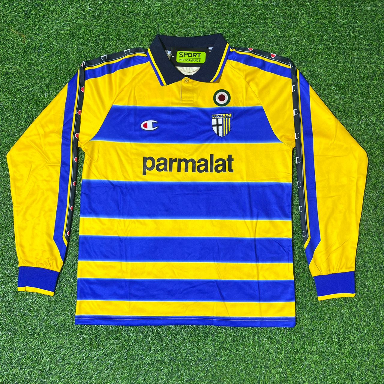 Lilian Thuram Parma 1999/2000 Retro Long Sleeve Football Jersey Collection