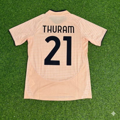 Lilian Thuram 21 Juventus 2003/2004 Away Retro Football Jersey Kit