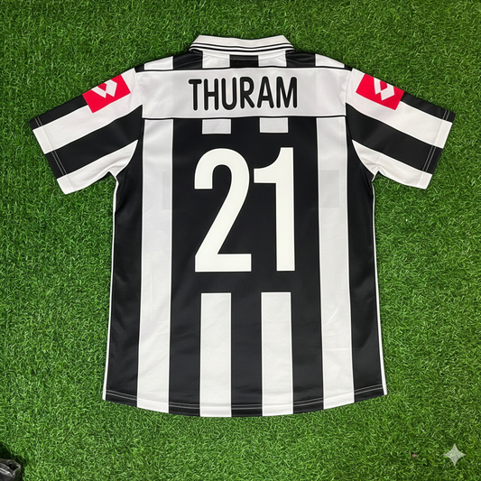 Lilian Thuram Juventus 2001 2002 Season Retro Football Jersey