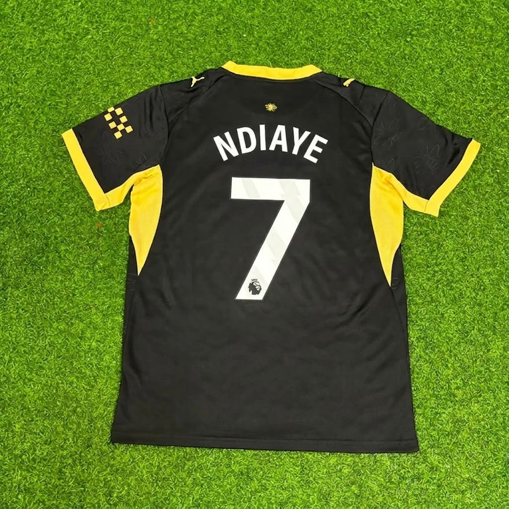 Iliman Ndiaye #7 Manchester City Away Black 2027 Football Jersey
