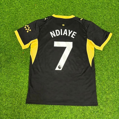 Iliman Ndiaye #7 Manchester City Away Black 2027 Football Jersey