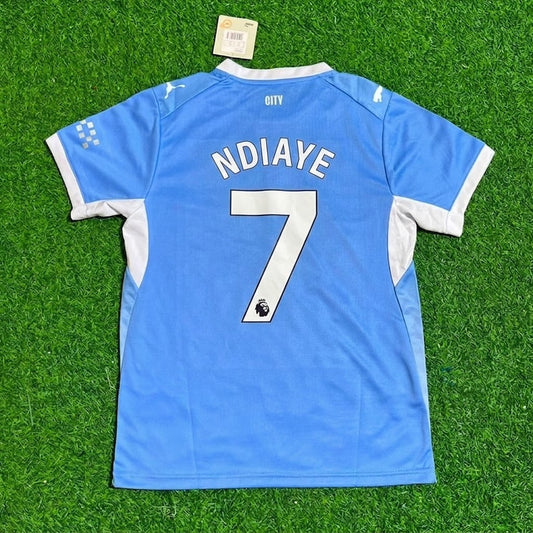 Iliman Ndiaye #7 Manchester City 2026-27 Home Football Jersey