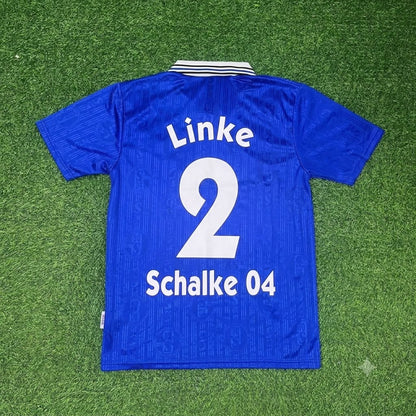 Thomas Linke Schalke 04 Heim Retro Fußballtrikot Jersey