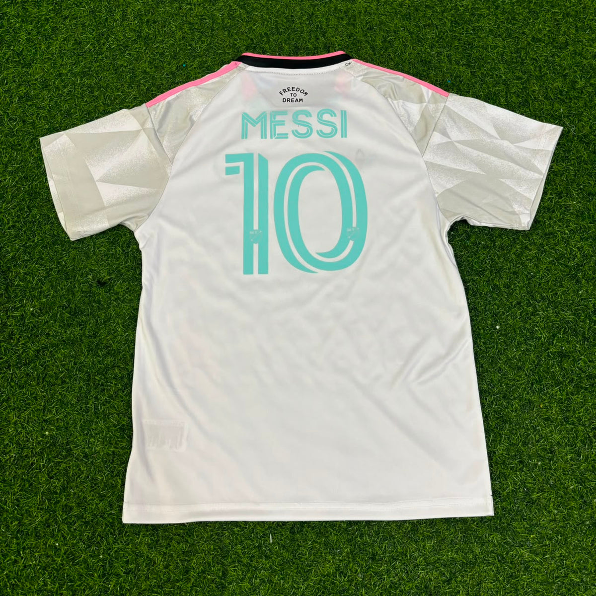 Lionel Messi White Kids Football Jersey