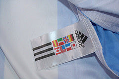 Lionel Messi 2006 World Cup Retro Argentina Retro Long Sleeve Football Jersey Kit
