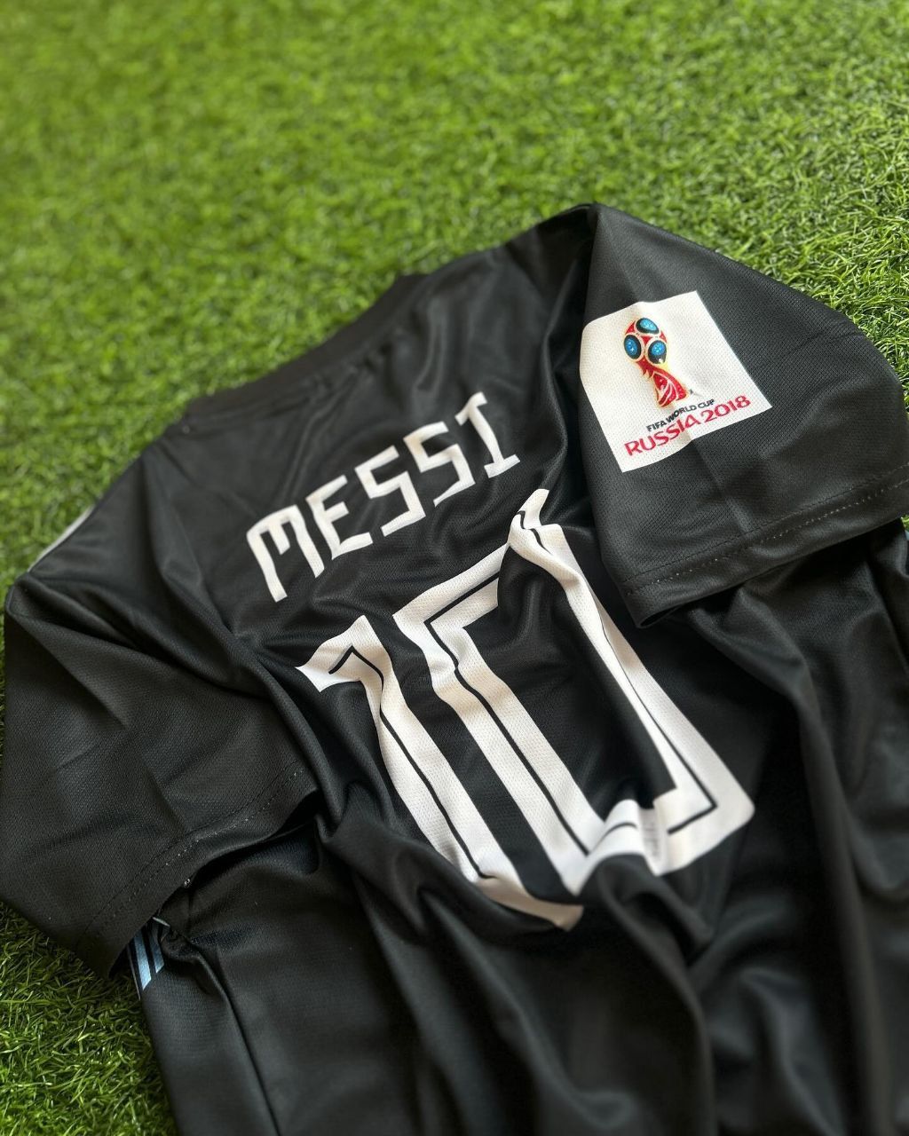 Lionel Messi 2018 World Cup Retro Football Jersey Kit