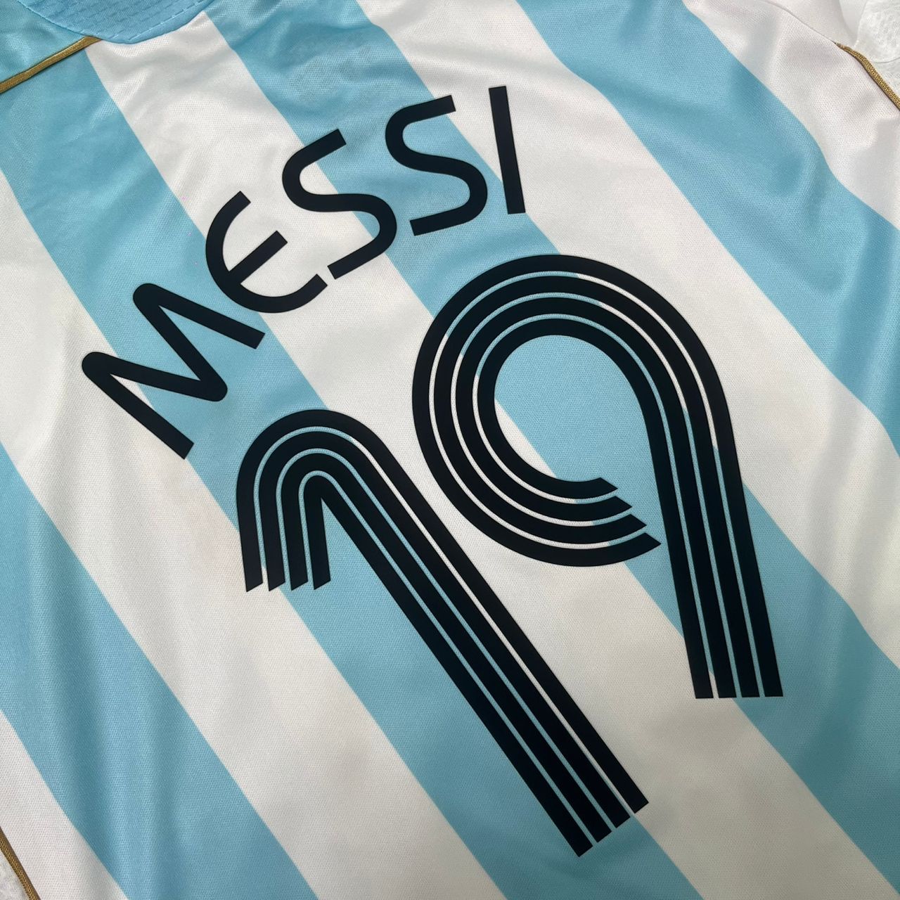 Argentina World Cup 2006 Lionel Messi Kids Retro Football Jersey