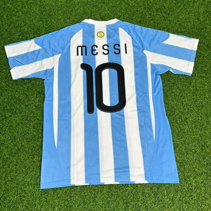 Argentina World Cup 2010 Lionel Messi 10- Retro Football Jersey