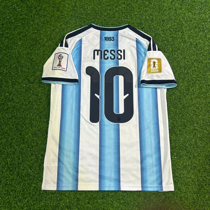 Argentina World Cup 2026 Lionel Messi Home Legacy Patch Football Jersey