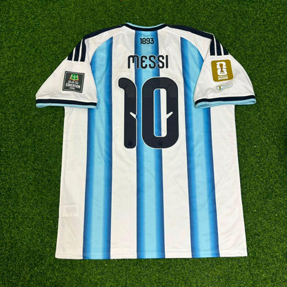 Argentina World Cup 2026 Lionel Messi Home Legacy Patch Football Jersey