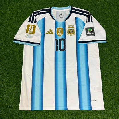 Argentina World Cup 2026 Lionel Messi Home Legacy Patch Football Jersey