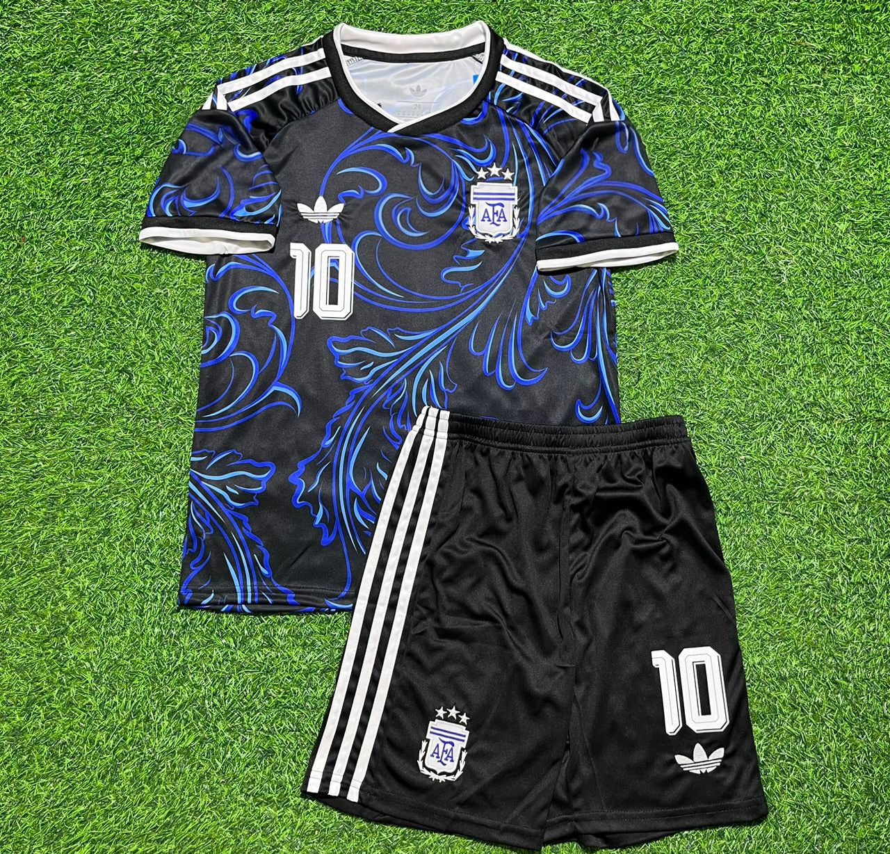 Diego Armando Maradona Argentina Retro Kids Football Jersey Kit