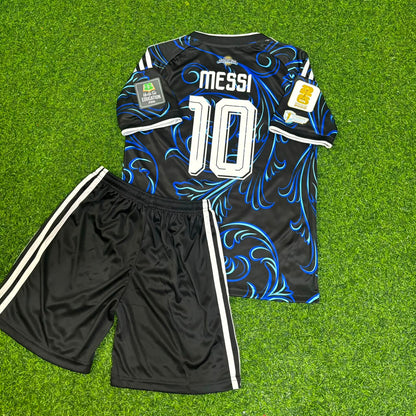 Argentina World Cup 2026 Lionel Messi Kids Football Jersey