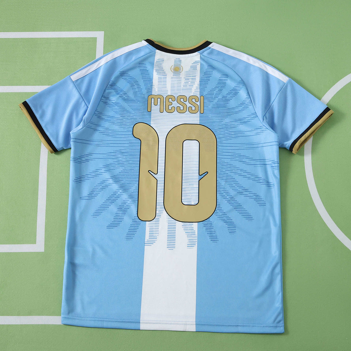 Lionel Messi #10 Argentina Final Commemorative Special Edition Football Jersey