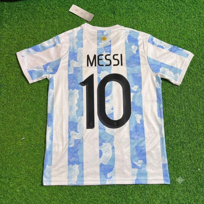 Lionel Messi 10 Argentina Retro Football Jersey