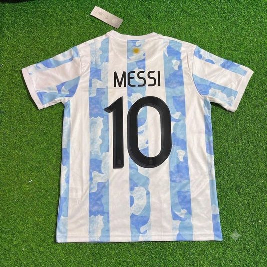 Lionel Messi 10 Argentina Retro Football Jersey
