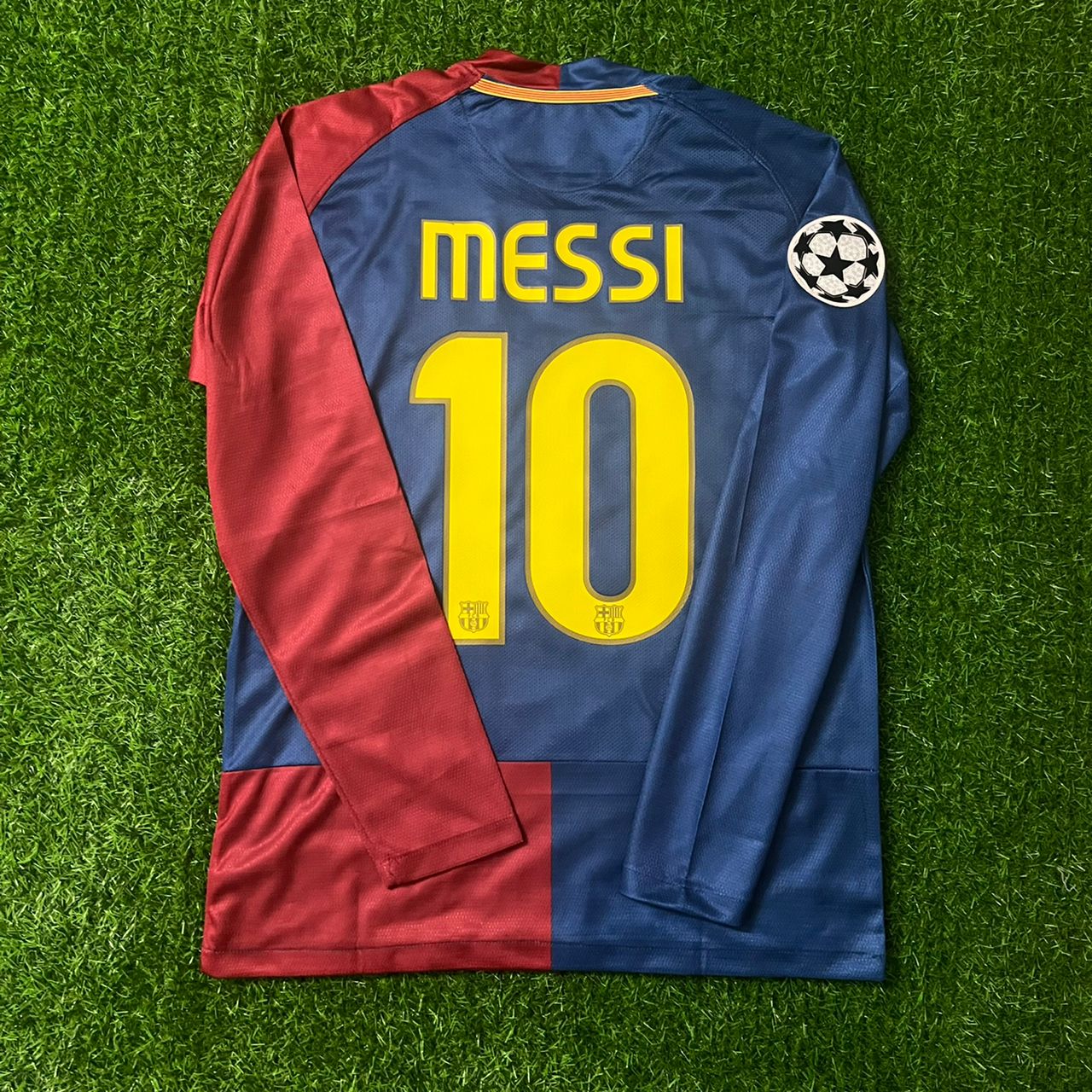 Lionel Messi Barcelona 2009 Roma Final Retro Jersey Trikot Maillot